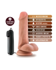 Small realistic vibrator 12 cm with suction cup Dr. Skin Dr. Rob