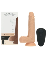 Vibratore avanti/indietro e rotante 13 cm - Naked Addiction