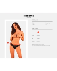 Maderris Panty (nero) - Obsessive