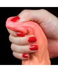 Dildo ultra réaliste double densité 24 cm - LoveToy Nature Cock