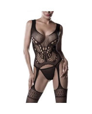 Bodystocking 20004 (Black) - Grey Velvet