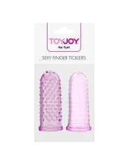 Stimulierende Fingermanschette (2 Stück) - ToyJoy Sexy Finger Ticklers