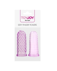 Finger stimulating sleeve (2 pieces) - ToyJoy Sexy Finger Ticklers