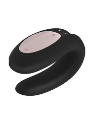Stimulateur pour couple (Noir) - Satisfyer Double Joy