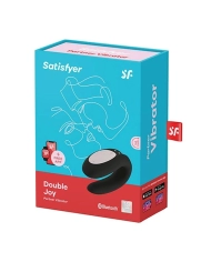 Stimulateur pour couple (Noir) - Satisfyer Double Joy
