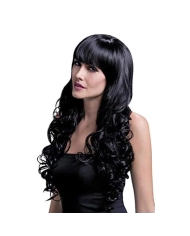 Perruque longue noir Isabelle 66 cm – Fever