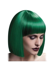 Green short wig Lola 30 cm - Fever