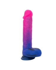 Vibromasseur avec ventouse Naughty Bits Ombré Hombre XL - 17 cm - Calexotics