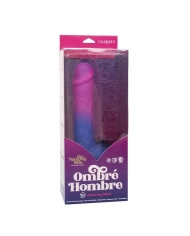 Vibromasseur avec ventouse Naughty Bits Ombré Hombre XL - 17 cm - Calexotics