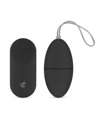 Remote-controlled vibrating egg (Black) - Easytoys