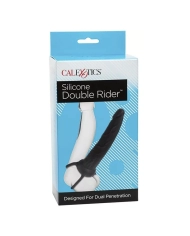 Gode réaliste double pénétration 14 cm - CalExotics Double Rider
