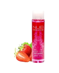 Huile intime stimulante et chauffante (Fraise) 100 ml - NUEI Hot Oil