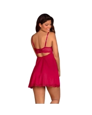 Babydoll & String Rosalyne (Bordeaux) - Ossessivo