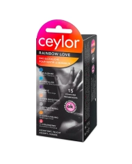 Ceylor Rainbow Love - (15 preservativi)