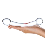 Glasdildo Gebogener G-Punkt - Glas