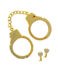 Handschellen aus Metall (Vergoldet) - Taboom Diamond Wrist Cuff