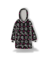 Sexy Picto Kapuzen-Sweatshirt - SweetPlaid Limited Edition