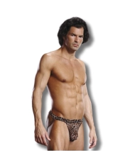Jockstrap Suspensorium Leopard - Blue Line