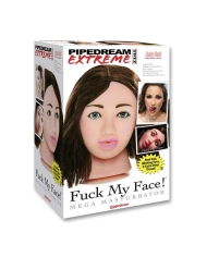 Realistic masturbator - Pipedream Extreme Mega Fuck My Face Brown