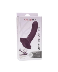 Women's 16 cm vibrating strapon - CalExotics ME2 Rumbler