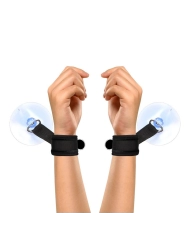 Adjustable BDSM handcuffs with suction cup - Ouch!