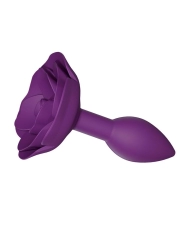 Plug anale in silicone Open Roses (viola) - Love to Love