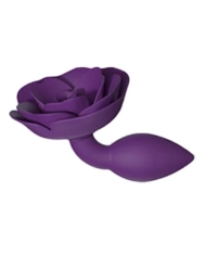 Plug anale in silicone Open Roses (viola) - Love to Love