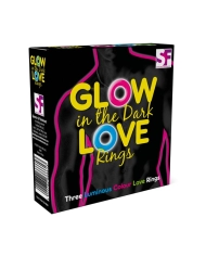 Anneau pénien phosphorescent (3 pces) - Glow in The Dark Love Rings