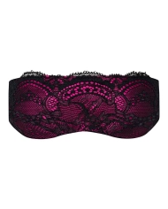 Masque BDSM pour les yeux Roseberry (Rose & noir) - Obsessive