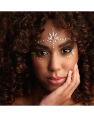 Bijoux autocollants pour les yeux fluoréscent - Ouch! Glow in the Dark Face