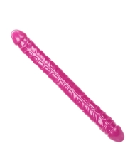 Double Dildo Size Queen 43.2 cm (Pink) - Calexotics