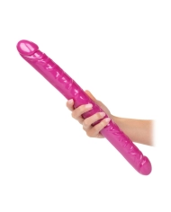 Double Dildo Size Queen 43.2 cm (Rose) -  Calexotics