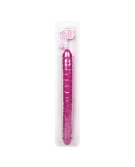 Double Dildo Size Queen 43.2 cm (Pink) - Calexotics