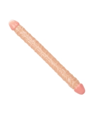 Double Dildo Size Queen 43.2 cm (Beige) -  Calexotics