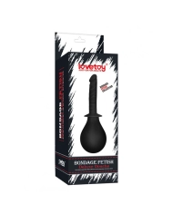 Bondage Fetish Deluxe Enema Pear (Black) - Lovetoy