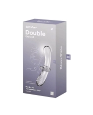 Glasdildo Double Crystal - Satisfyer
