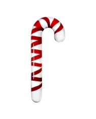 Dildo en verre Candy Cane - Icicles No. 59