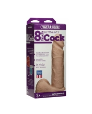 Dildo réaliste 19 cm (Beige) - Doc Johnson Vac-U-Lock UltraSkyn