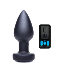 Vibrating and electrostimulating anal plug - Zeus E-Stim Pro
