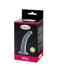 Dildo with Willy suction cup (Black) - Malesation