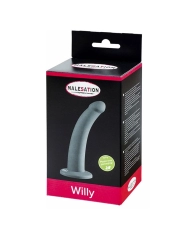 Dildo avec ventouse Willy (Noir) - Malesation