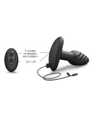 Rotary vibrating anal plug - Dorcel Spin Plug