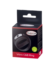 Cage à pénis et testicules vibrant - Malesation Vibro C&B Ring