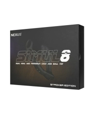 Prostata-Vibrator mit Penisring - Nexus Simul8 - Stroker Edition