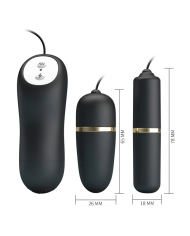 Vibrating egg set with electric stimulation - Pretty Love