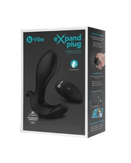 Plug anale vibrante gonfiabile con telecomando - b-Vibe Expand Plug