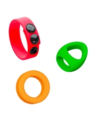 Penis ring kit (3 pieces) - Love to Love Neon Ring