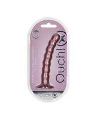 Dildo en silicone  15 cm (Rose)- Beaded G-Spot Ouch!