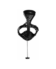 Trichterknebel - Open Mouth Gag Head Harness with Funnel Ouch!