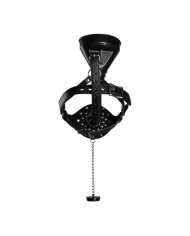 Bâillon entonnoir - Open Mouth Gag Head Harness with Funnel Ouch!